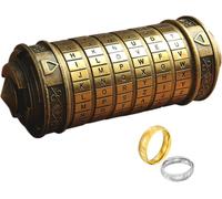 KASFL-Da Vinci Code Mini Cryptex For Christmas Valentine'S Day Most Interesting Birthday Gifts For Boyfriend And Girlfriend Brain Teaser Lock Puzzles