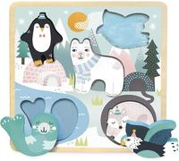 KASFL-Encastrement Tactile Banquise Michelle Carlslund-Développe La Motricité Et La Dextérité De Votre Enfant-8503,Multicolore