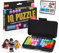 KASFL-Jeu De Puzzle 3D Pour Enfants,Iq Puzzler Pro+Iq Stars,Jeux De Société Enfant,Avec 120 Types De Défis,Jeux De Logique 3D Pour La Détente Et La Décompression,Pour Enfants À Partir De 8 Ans Et Adu