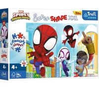 KASFL-Junior-Spidey And His Amazing Friends,Spiday L'Ingénieux-Puzzles 60 Xxl Super Shape-Grosses Pièces,À Partir De 4 Ans