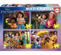 KASFL-Multi 4 EncantoEnsemble De 4 Puzzles Pour Enfants Progressifs De 50 À 150 Pièces.Mesure Une Fois Monté: 34X24 Cm.Composé De Grandes Pièces Parfaitement Finies.+5 Ans (19581)