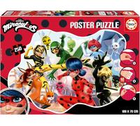 KASFL-Poster Puzzle Enfant De 250 Pièces Avec Une Forme Extérieure Particulière Et De Grandes Dimensions : 100X70 CmLadybug.Contient Environ De La Colle Fix Puzzle (19970)