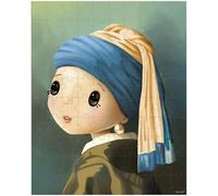 KASFL-Puzzle 100 Pièces Inspiré De Vermeer-Puzzle 100 Pieces Enfant-Jeu Éducatif-Développe La Patience Et La Dextérité-Certifié Fsc-Dès 6 Ans,J02551,Vert