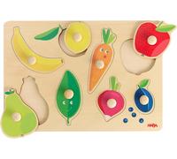 KASFL-Puzzle À Boutons Fruits Et Couleurs¿Premier Puzzle En Bois Avec Gros Boutons¿Apprendre Les Couleurs Et Reconnaître Les Formes¿Pour Enfants Dès 12 Mois¿2011811001