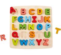 KASFL-Puzzle Alphabet En Bois Enfant 3 Ans Et Plus-Puzzle Alphabet Montessori 27 Pièces Multicolore-Préhension,Motricité,Coordination Oeil-Main-Apprentissage De L'Alphabet&Des Couleurs