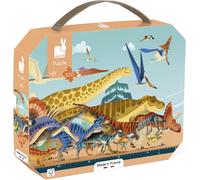 KASFL-Puzzle Enfant Panoramique Dino 100 Pièces-1 Mètre De Long-Carton Certifié Fsc-Encre Végétale-Fabriqué En France-Dès 6 Ans,J05831