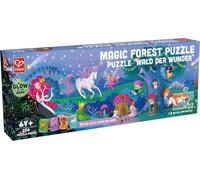 KASFL-Puzzle Forêt Des Miracles Phosphorescent Xxl-Puzzle 200 Pièces Pour Enfant 6 Ans Et Plus-150 Cm Assemblé-Activité Concentration Garçon Et Fille-200 Pièces 1:1,10 Cartes Anecdotes