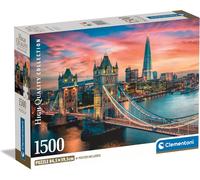 KASFL-Puzzle London Twilight Pour Enfants 18 Ans+1500 PiècesPoster Inclus59,2X84,3 CmQualité SupérieureMatériaux RecyclésPièces Manquantes RemplaçablesActivité Détente
