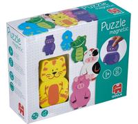 KASFL-Puzzle Magnétique Interchangeable-Puzzle Enfant En Bois-Dès 1 An-12 Pièces