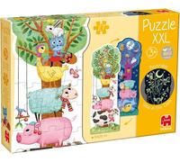 KASFL-Puzzle Xxl-Ferme,Jour/Nuit