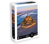 KASFL-Sentosphère-Calypto-Puzzle-Collection Paysage-Le Mont-Saint-Michel-Normandie-1000 Pièces-Un Puzzle 68,5X48 Cm-A Partir De 9 Ans-Fabrication Française