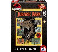 KASFL-Spiele 58580 Jurassic Park,30 Ans De Jurassic Park,La Vie Trouve Un Chemin,Puzzle De 1000 Pièces