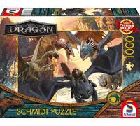 KASFL-Spiele 58582 Puzzle De 1 000 Pièces Pour Apprivoiser Les Dragons En Toute Simplicité