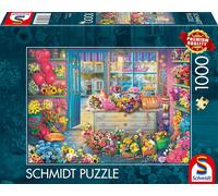 KASFL-Spiele 59764 Boutique De Fleurs Coloré,Puzzle De 1000 Pièces