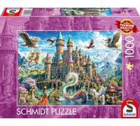 KASFL-Spiele 59791 Château De Conte De Fées Au Royaume De La Fantaisie,Puzzle 1000 Pièces