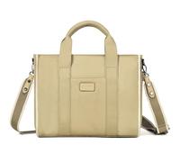 Kasgo Cabas Femme, Moyenne 12,9 Pouces Sac Fourre Tout Zippé en Toile Multi-poches Tote Bag Sac a Main Femmes avec Bandoulière Amovible pour Travail Voyage École 12,5L kaki