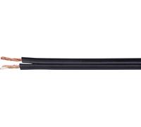 Kash 1168894 Câble audio 2 x 0.14 mm² noir Marchandise vendue au mètre