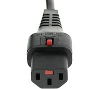 Kash Câble de Connexion pour appareils réfrigérants Secteur Femelle C13 - Prise mâle coudée + Contact de Protection Noir 3.00 m 1 pc(s)