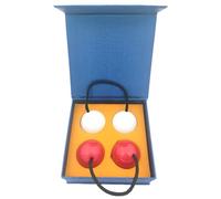 Kashaka Shaker Ball - Lot de 2 sandballs Rhythm | Instrument de percussion en bois de 15 cm | Outil de musique pour, performance de la maternelle, entraînement Rhythm, éducation pour