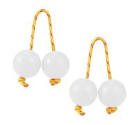 Kashaka Shaker Ball, Rhythm African Shaker Instrument de Musique d'African | Lot de 2 paires de balles rythmiques doubles en ABS pour amateurs de débuts
