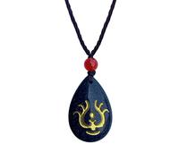 Kashasin Collier avec pendentif Sheeta Hayao Miyazaki Laputa en pierre volante Château dans le ciel pour fille Bijoux fantaisie Cadeau, Pierre