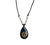 Kashasin Collier Hayao Miyazaki Laputa avec pendentif en pierre volante Château dans le ciel pour fille, Pierre