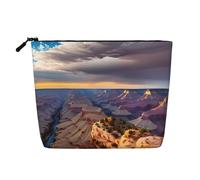 Kashinn Beauty Grand Canyon Trousse à maquillage en chanvre 1 seule couche pour usage quotidien Voyage
