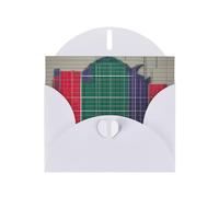 Kashinn Carte de vœux nacrée avec enveloppe vierge pour invitations, remerciements, condoléances scolaires, mathématiques