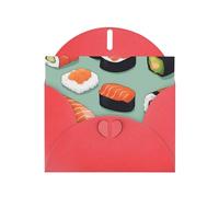 Kashinn Carte de vœux nacrée avec enveloppe vierge pour remerciements, invitations, condoléances