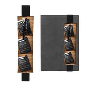 Kashinn Porte-stylo en cuir avec bande élastique pour bloc-notes, agendas, planificateurs