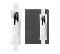 Kashinn Porte-stylo en cuir imprimé flèches style bohème avec bande élastique pour carnets, agendas, planificateurs