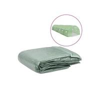 Couverture de Remplacement de Serre (45 m²) 300x1500x200 cm Vert Housse vidaXL