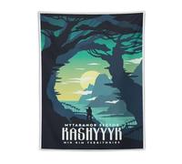 Kashyyyk Affiche de voyage vintage Star The Wars Movie Poster Tapisserie murale Art Impression moderne Décoration familiale Chambre à coucher Tapisseries 76,2 x 101,6 cm