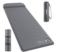 KASIMO Matelas Camping 1 Place R-Value 9,5, Matelas Autogonflant en Mousse à Mémoire Extra Épaisse, Matelas Trekking Ultra Léger avec Oreiller, Matelas Randonnée Utile en Extérieur Auto & Tente