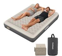 KASIMO Matelas Gonflable 2 Personnes, Pompe Électrique sans Fil Intégrée, Matelas Gonflables TPU Matériau, Gonflage Rapide 3 Min, Lit Gonflable 150x190x22cm pour Camping et Invités