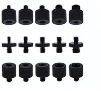KASINshooting Kit de montage rapide pour trépied de flash et microphone pour appareil photo 1/4 à 3/8 M5 M6 M8 Mâle Femelle Vis Série pour Go Pro Insta360 (15 pcs MS)