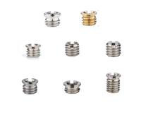 KASINshooting Lot de 8 adaptateurs de trépied à dégagement rapide pour caméra et microphone 1/4 à 3/8 M5 M6 M8 Mâle Femelle Vis Série pour Go Pro Insta360