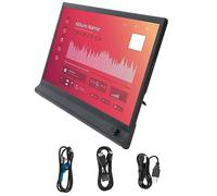 Kasituny Prolongateur d'écran pour Ordinateur Portable 15,6" Full HD IPS Display Monitor Extender Monitor pour Ordinateur Portable USB/Type-C Plug and Play pour Compatible avec Windows, Chrome et Ma