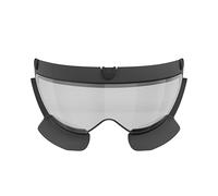 Kask Aero Pro Visor 2.0 pour casques de cyclisme, bouclier magnétique amovible, lentille en polycarbonate antibuée et anti-rayures pour course à grande vitesse, homme et femme, transparent, 58