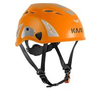 KASK Casque de protection Superplasma HI VIZ - Casque de sécurité au travail, molette de réglage, bandes réfléchissantes, EN 397, couleur : orange