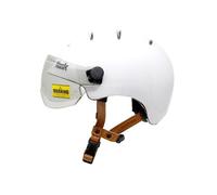 Kask Casque vélo Urban Lifestyle – Mentonnière éco-cuir, intérieur CoolMax® – L Blanc Loisir