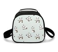 kaslhsQ Sac à déjeuner sac fourre-tout mignon dessin animé panda étoiles filantes sac à déjeuner étanche école sac à déjeuner garçon fille