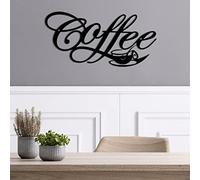 Kasmole Lettres Métal Café | Panneau mural suspendu en métal,Cuisine Salon Bureau Sculptures Murales Décoration Café Bar Café Café Mot Mur Signe