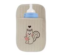 Kasmole Organisateur De Berceau | Pochette de Rangement en Coton pour Table de Chevet Bébé - Sac de Rangement Suspendu pour Couches Berceaux Nouveaux Parents Poussettes Bavoirs Biberons Jouets