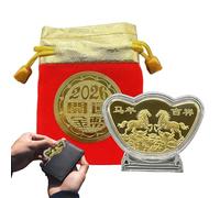 Kasmole Pièce De Collection | Pièce Chinoise | Charme Richesse et Succès Cadeau Souvenir Décoration Fête Collection Nouvel an Fête Printemps Femmes Hommes Adultes