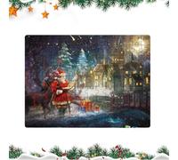 Kasmole Puzzles de Noël | Puzzles de Noël du Père Noël | Grand Puzzle de décoration d'hiver en Forme de père Noël pour Filles, et âgés de 2 à 8 Ans