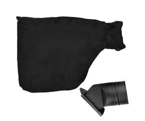 Kasmole Sac À Poussière pour Scie À Onglet | Sac À Poussière pour Ponçeuse,Housse de Connexion Réglable Noir pour Polisseuse, Scie, Découpeuse et Ponçeuse À Onglet