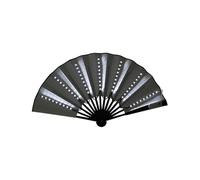 Kasmole Ventilateur de à main, Éventail pliable à LED, éventail chinois lumineux pour danse, accessoires de scène, boîte de nuit