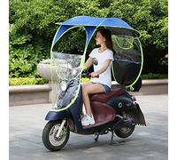 KASOI Housse pare-soleil universelle pour moto, scooter - Imperméable - Pliable - Bleu