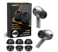 KASOTT Embouts d'oreille en mousse à mémoire de forme améliorés pour AirPods Pro 1ère et 2ème génération | Embouts d'oreille en mousse confortables | Meilleure suppression du bruit | 3 paires